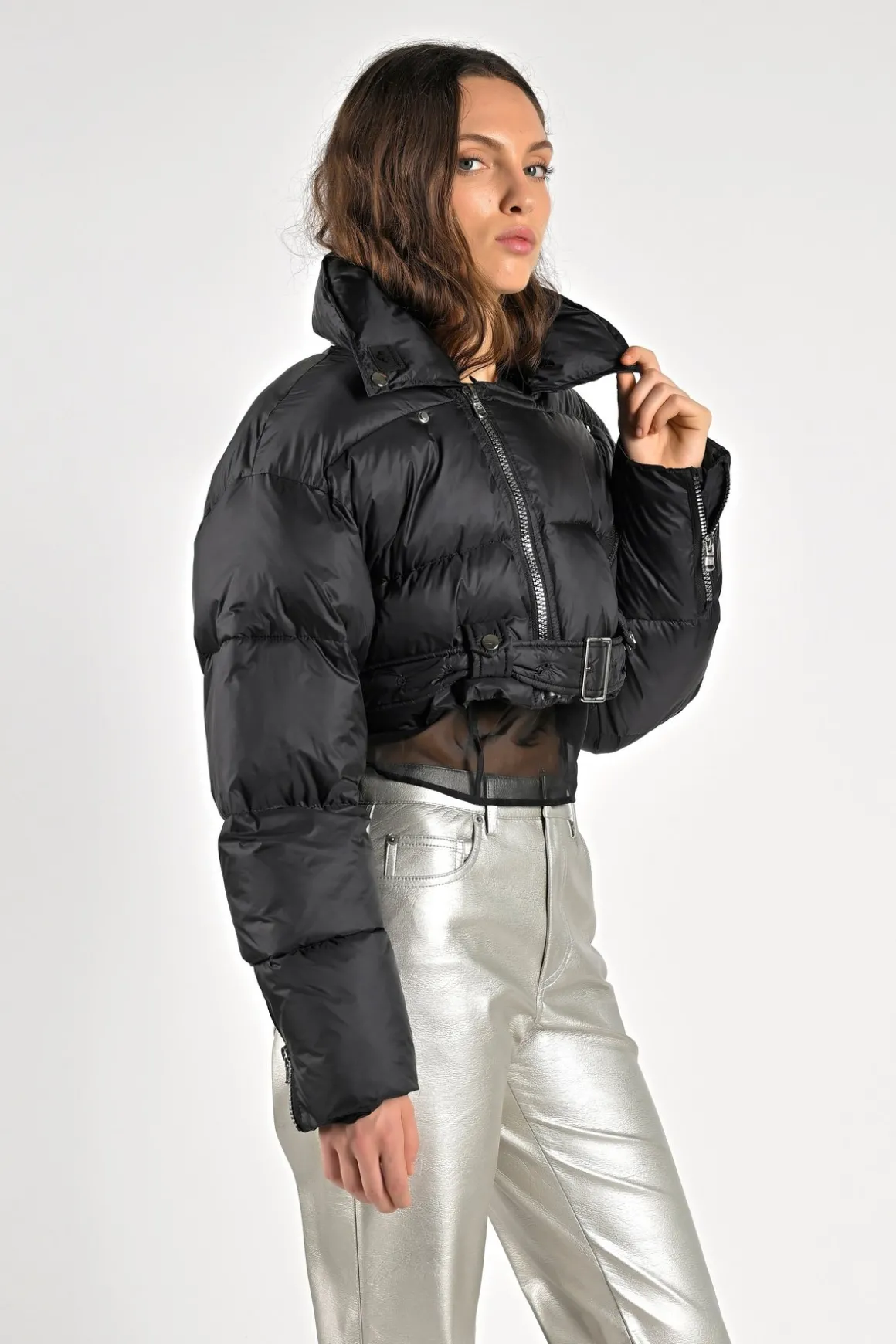 Capsule Collection | Giacche Corte^Canadian Classics Kara Crop Black